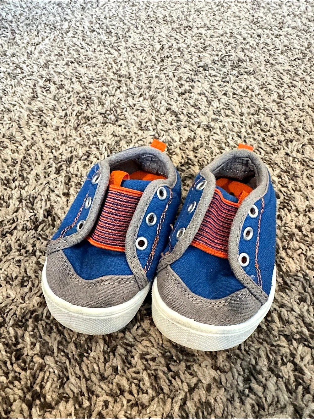 Garanimals Blue & Gray Sneakers Baby 3